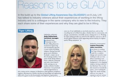 Tiger’s Andy and Leanne speak to Lift & Hoist International about their experiences of working in the lifting industry