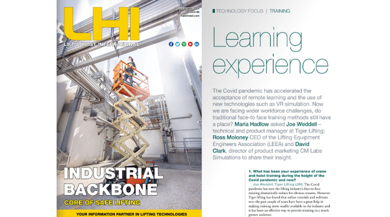 Tiger speaks to Lift & Hoist International about the impact of the