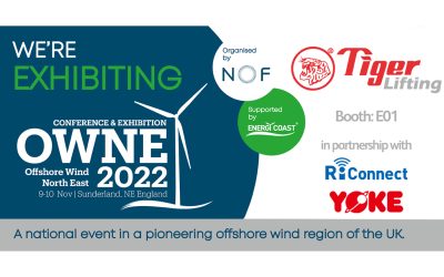 Tiger exhibiting at Offshore Wind North East 2022